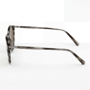 Ferragamo Sf911sm Round Sunglasses Unisex — side view, Non-Polarized Green lens