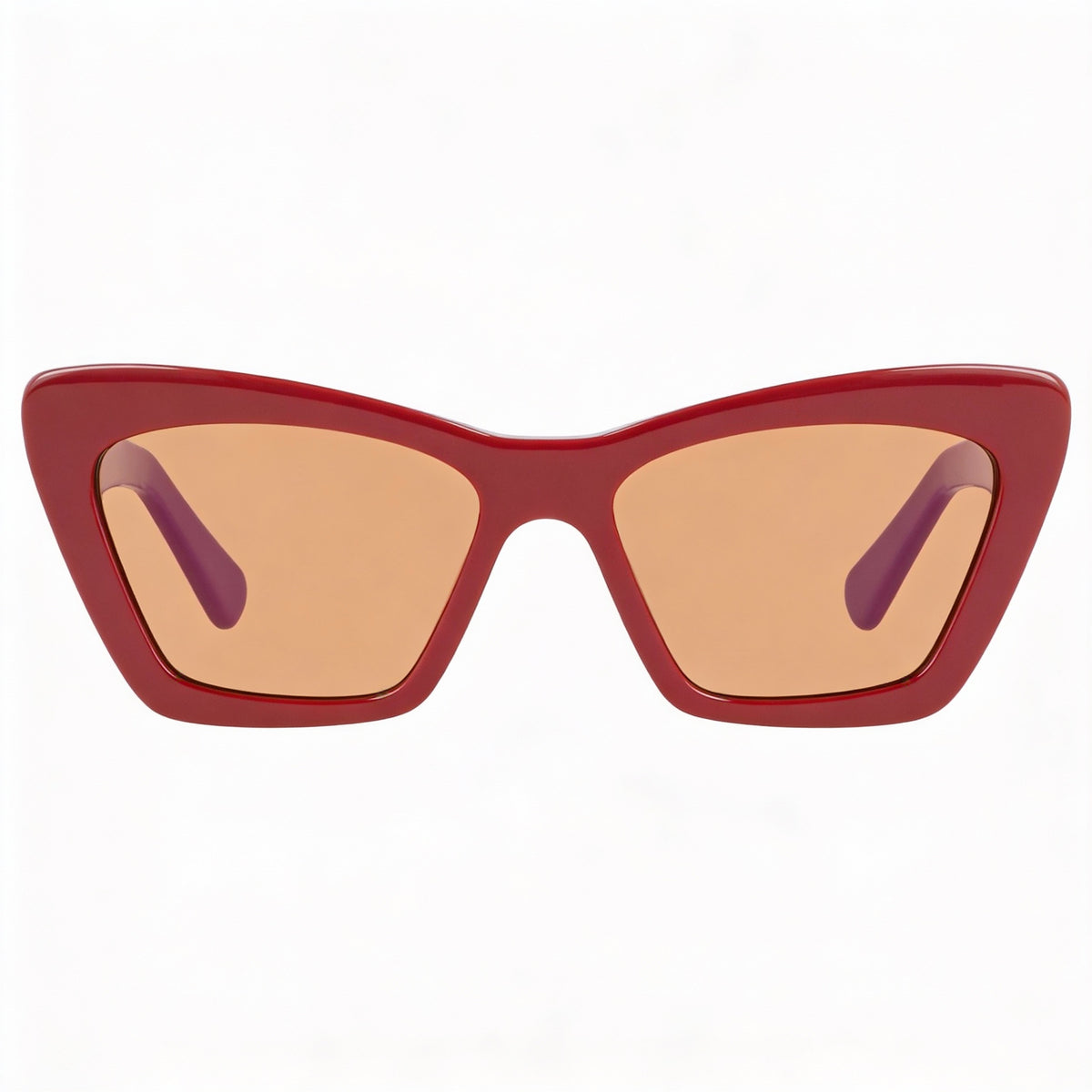 Ferragamo Sf929s Dark Brown Violet Cat Eye Sunglasses Unisex, 55mm, Photo 2
