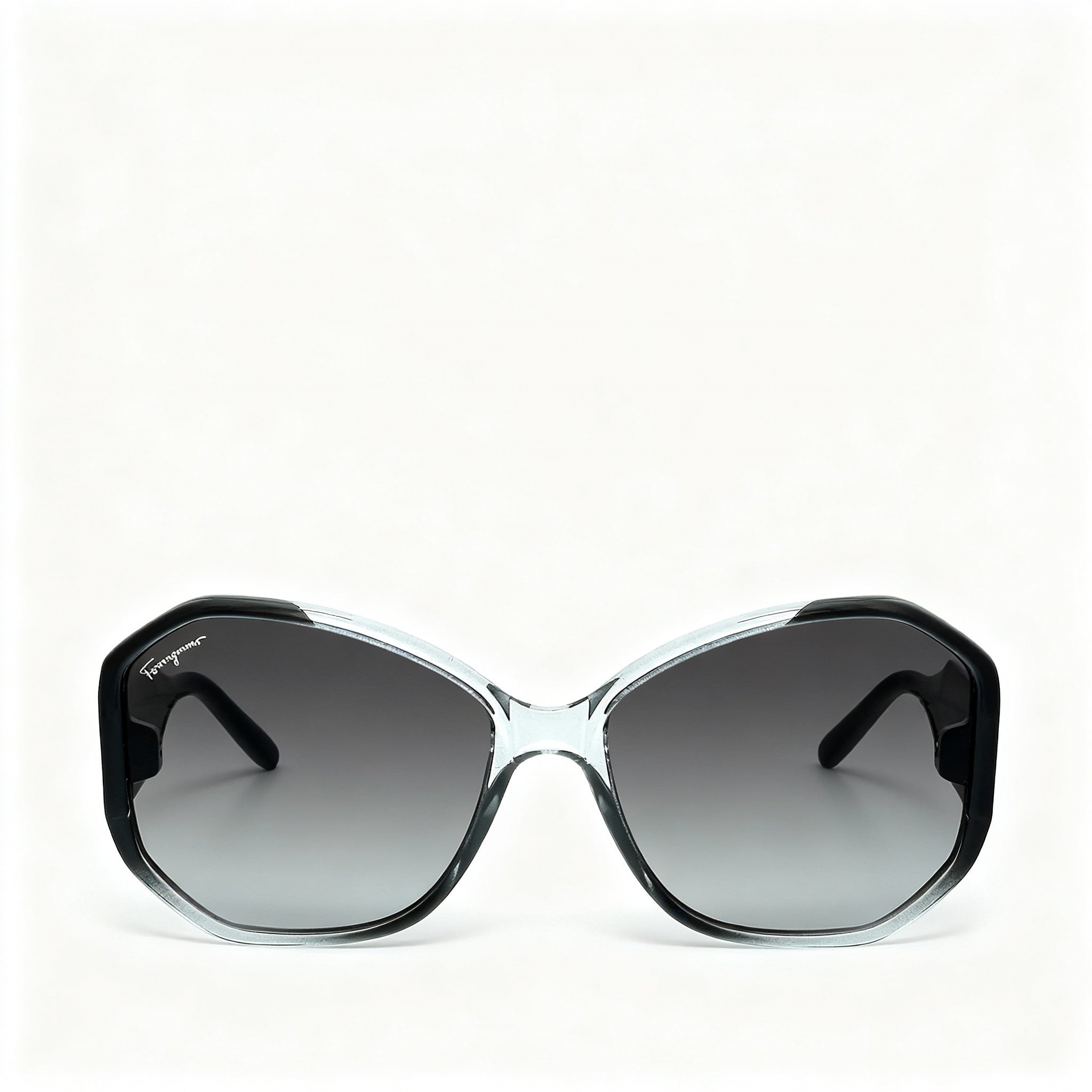 Gafas de sol ovaladas con degradado gris Ferragamo SF942S unisex, 61mm, Photo 2