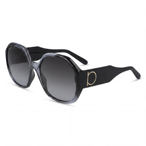 Ferragamo Sf943s 007 Grey Oval Sunglasses for Unisex, Gray lens