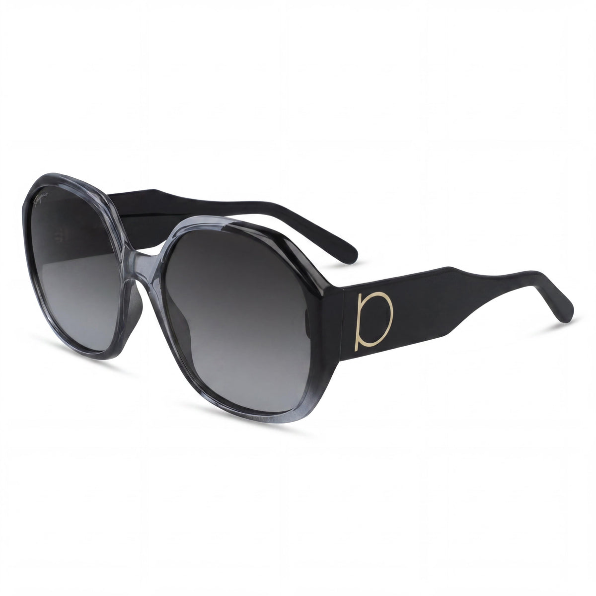 Ferragamo Sf943s 007 Grey Gradient Oval Sunglasses Unisex, 60mm, Photo 1