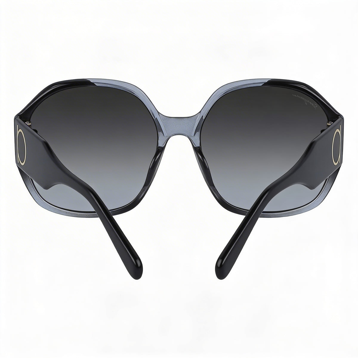 Ferragamo Sf943s 007 Grey Gradient Oval Sunglasses Unisex, 60mm, Photo 4