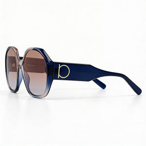 Ferragamo Sf943s Round Sunglasses Unisex — front view, Acetate frame