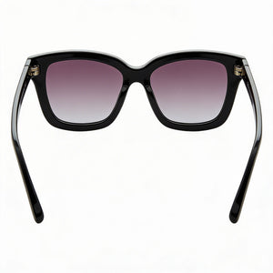 Ferragamo SF955S Square Sunglasses for Women — interior view, Non-Polarized lens detail