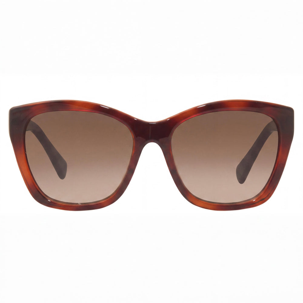 Ferragamo SF957S Square Sunglasses for Women — front view, Plastic frame