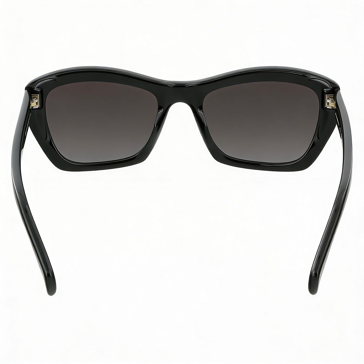 Gafas de sol rectangulares Ferragamo SF958S unisex con montura de plástico negro, lentes grises y 100 % protección UV de 55 mm, Photo 4