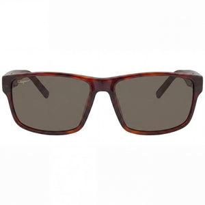 Ferragamo SF960S 214 Rectangle Sunglasses Unisex — front view, Plastic frame