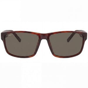Ferragamo SF960S 214 Rectangle Sunglasses for Unisex — front view, Plastic frame