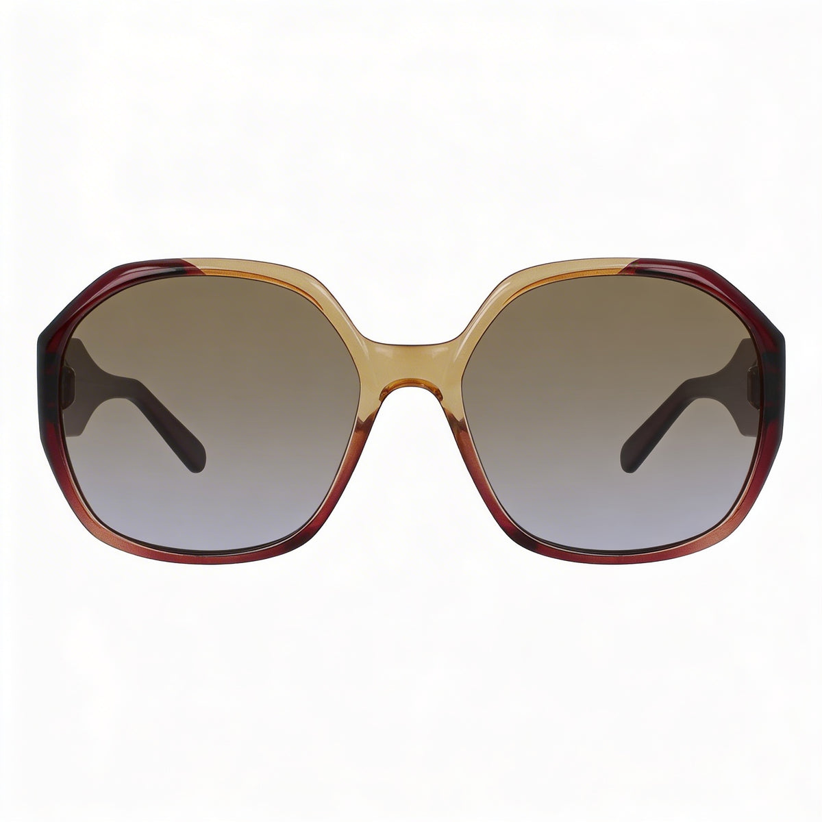 Ferragamo Wine Caramel Oval Sunglasses for Women, 60mm, Photo 2