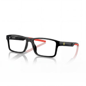 Ferrari Fz8004u Black Rectangle Eyeglasses for Women, Plastic frame
