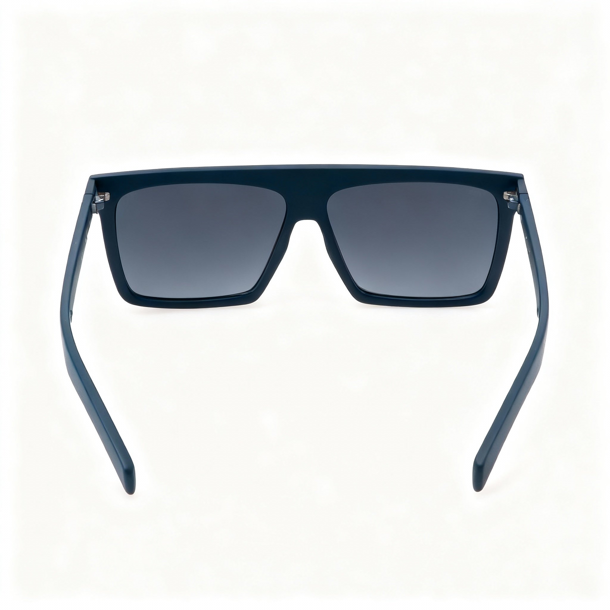Gafas de sol Fila Casual para hombre, sin polarizar, inyectadas, con montura azul noche mate y lentes azules degradadas de 60 mm, Photo 4