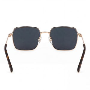 Fila Casual Rectangle Sunglasses Men — side view, Smoke lens