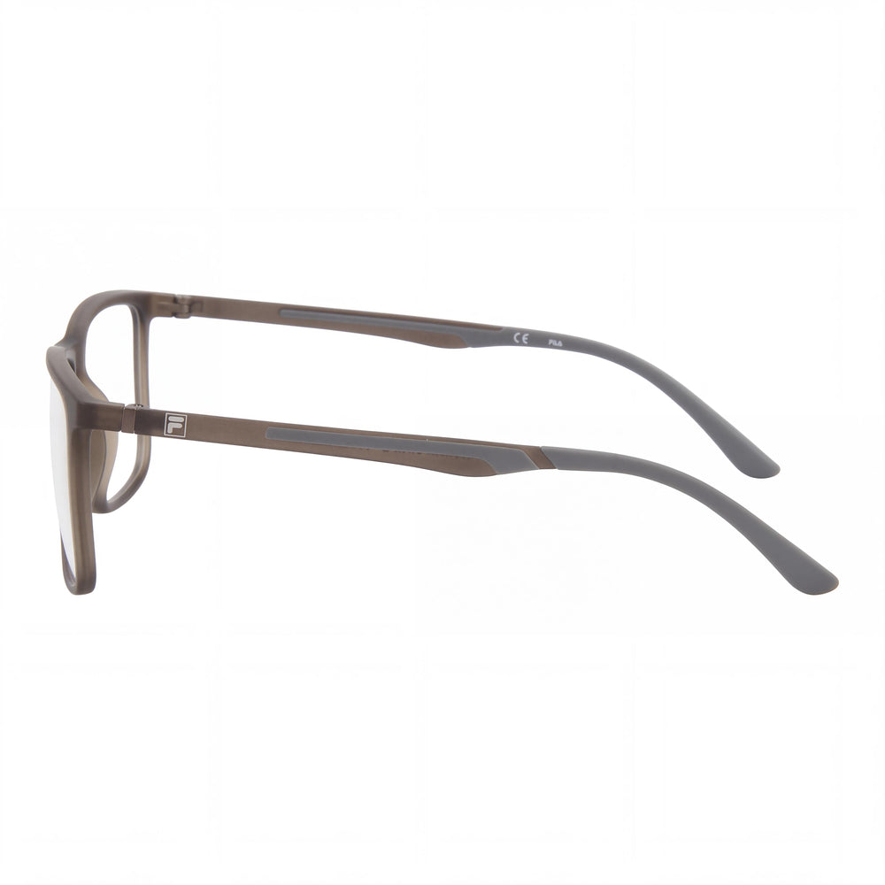 Fila Rectangle Eyeglasses Men — side view, Gray temples