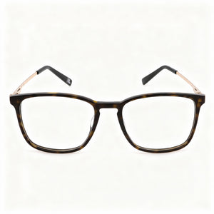 Fila Rectangle Eyeglasses for Men — front view, Acetate