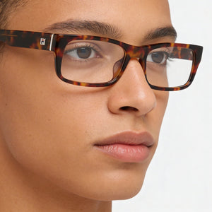 Fila Rectangle Eyeglasses Unisex — interior view, demo lenses