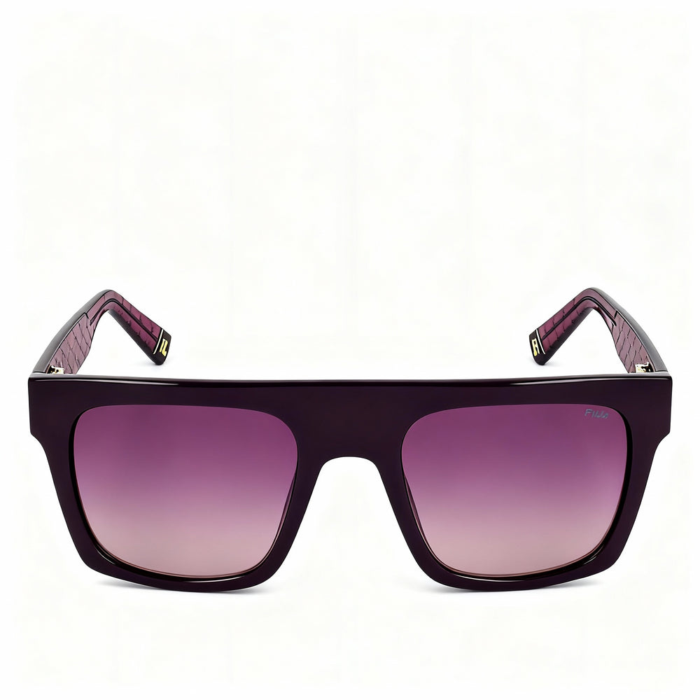Fila SFI098 Rectangle Sunglasses for Men — front view, Injected frame