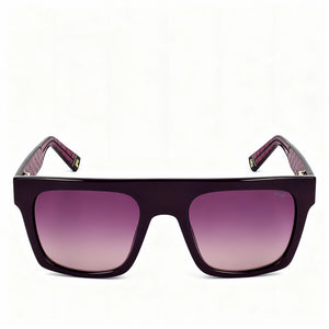 Fila SFI098 Rectangle Sunglasses for Men — front view, Injected frame