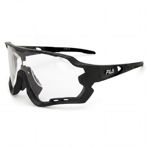 Fila Sfi112 Black Shield Eyeglasses for Men, Plastic frame
