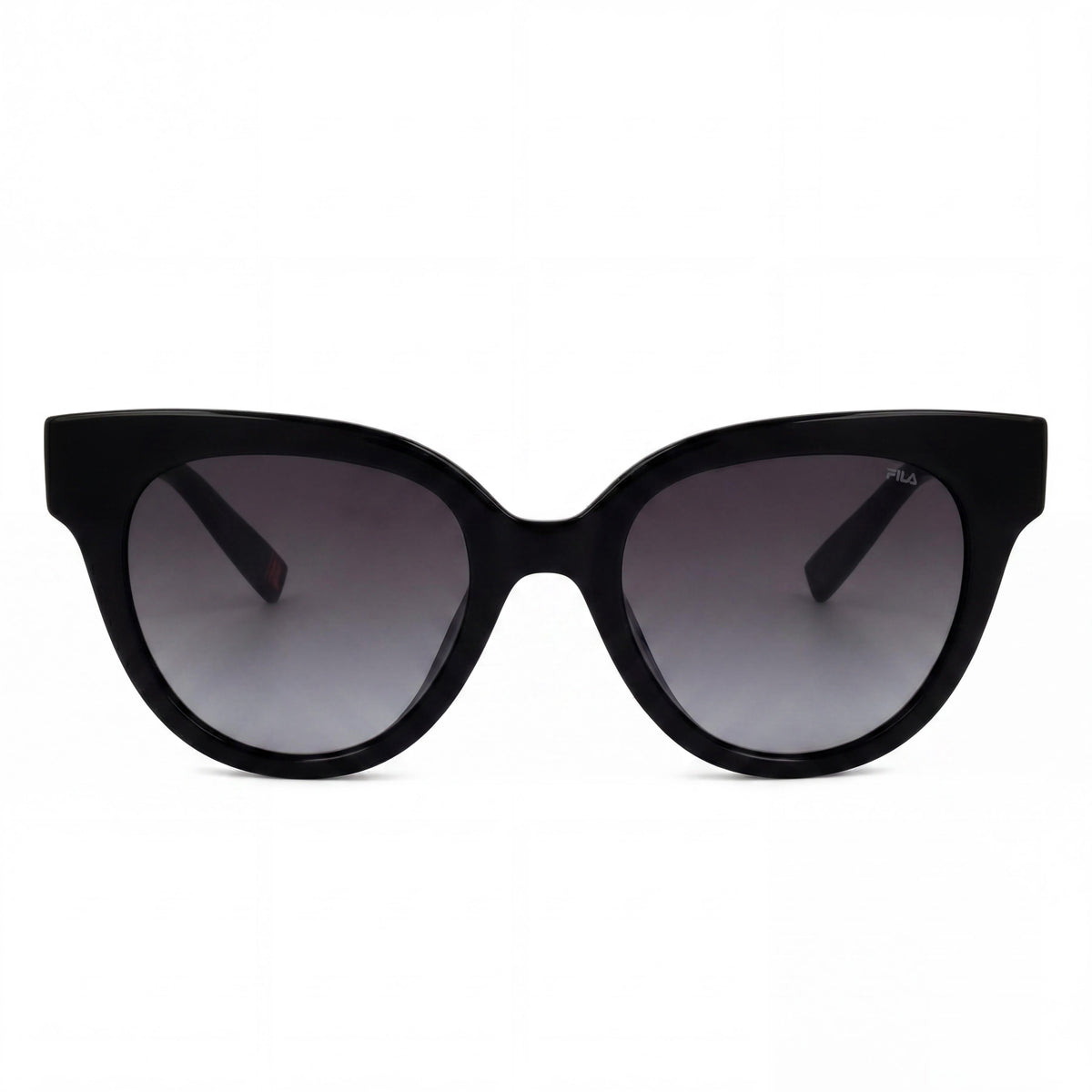 Gafas de sol Fila SFI119 para mujer, estilo ojo de gato, color negro brillante, 51 mm, Photo 2