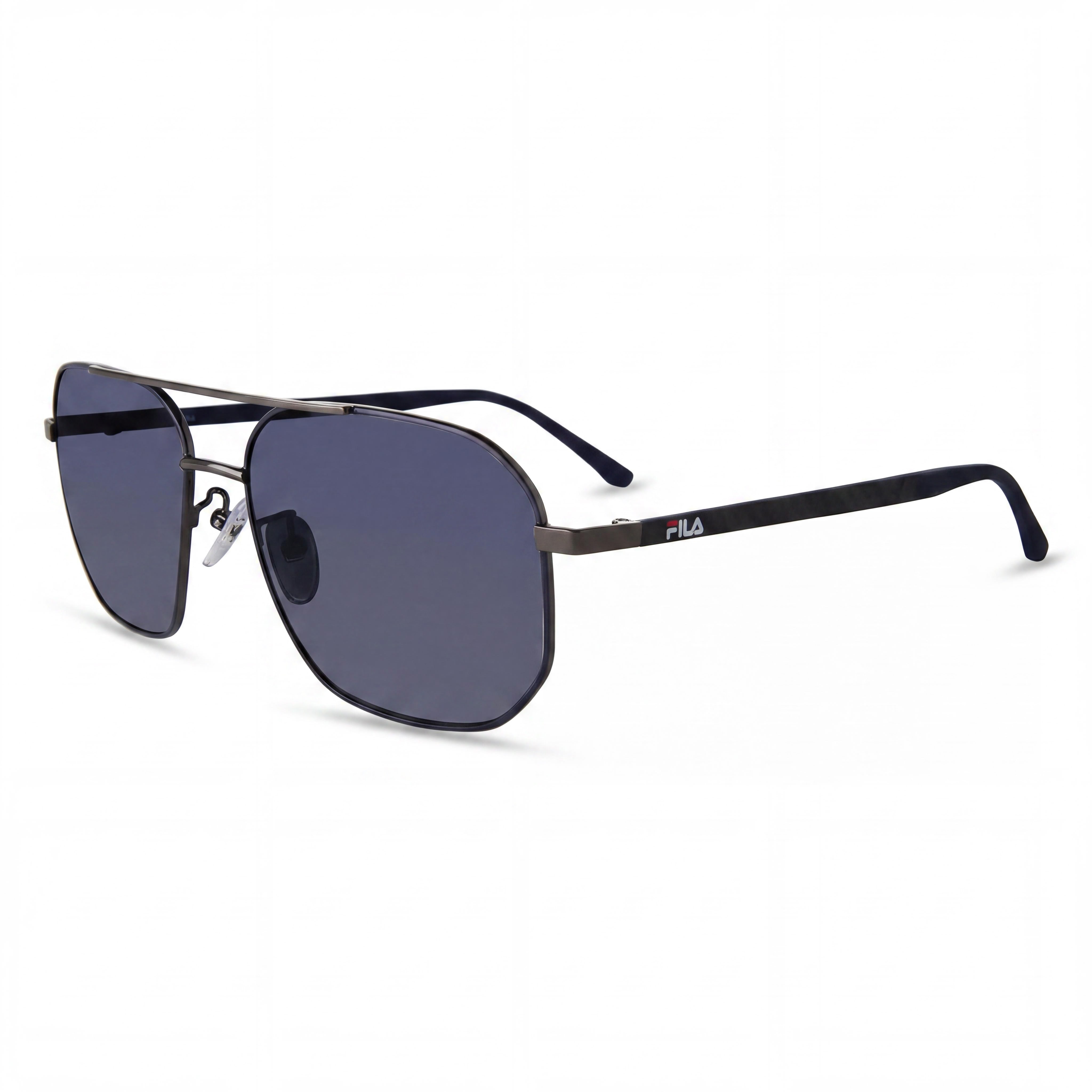 Fila SFI300 Silver Aviator Gradient Sunglasses for Men, 58mm, Photo 1