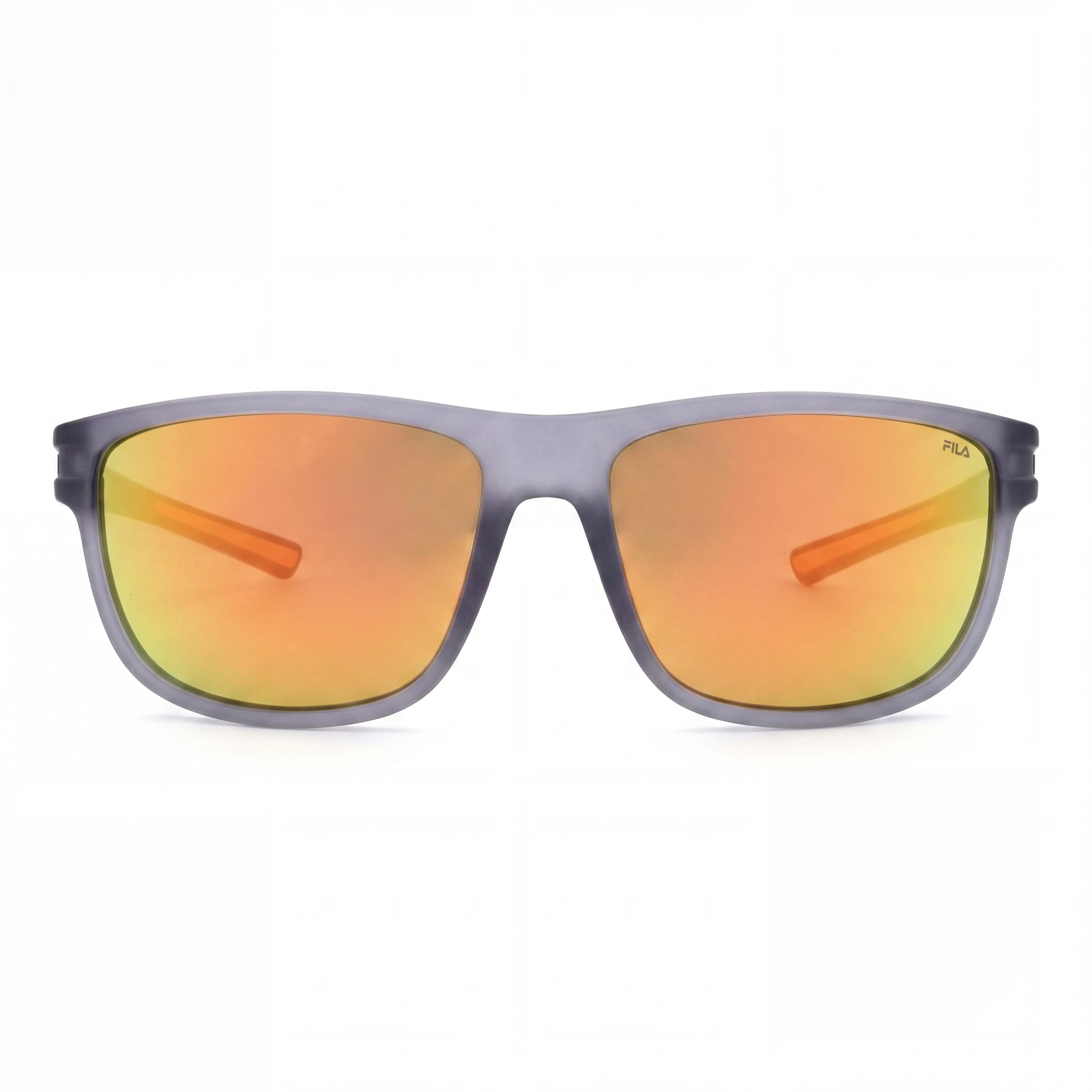 Fila SFI302 Transparent Grey Rectangle Sunglasses for Men, 57mm, Photo 2