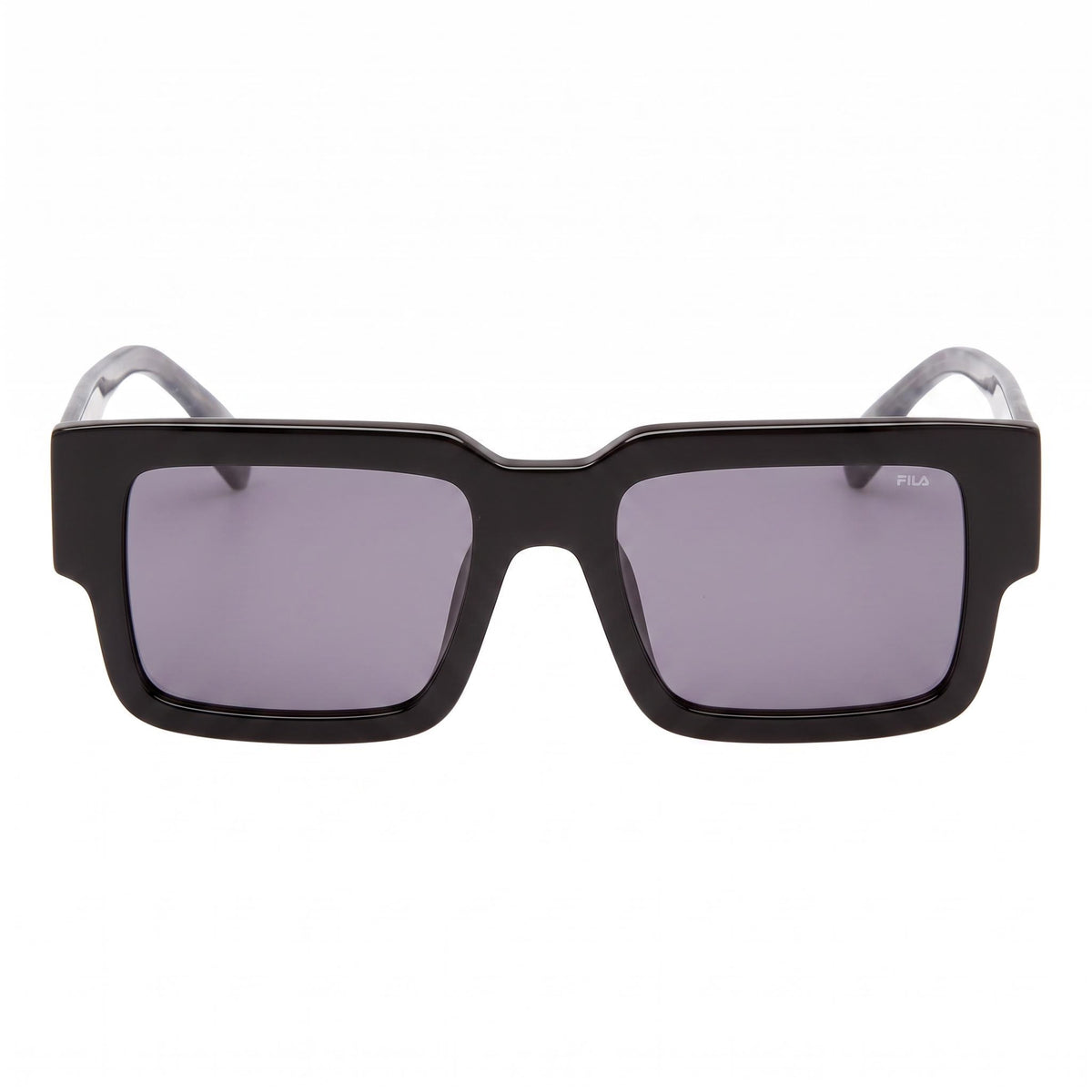Gafas de sol rectangulares Fila SFI314 para hombre, negro brillante, 51 mm, Photo 2