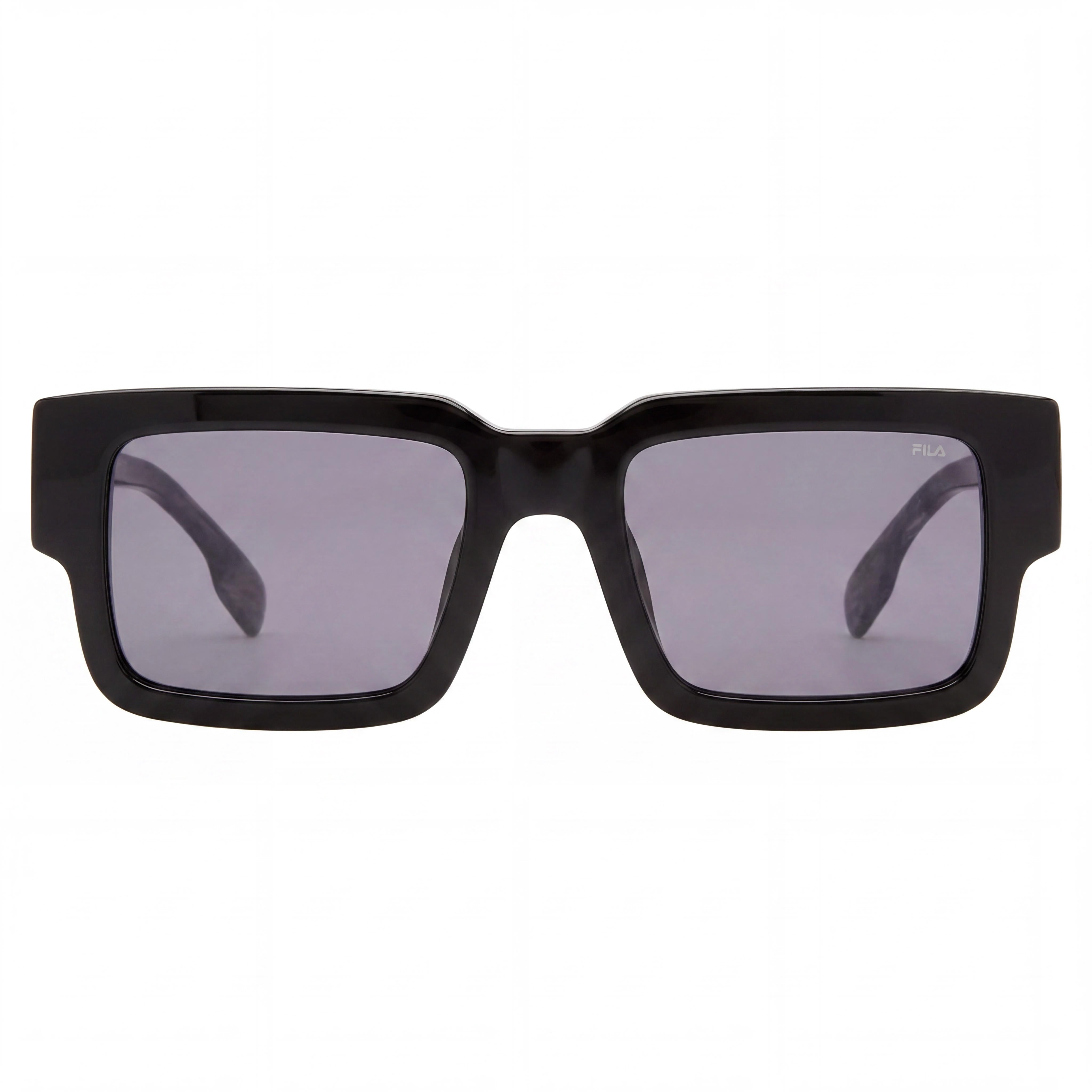 Fila SFI314 Black Rectangle Sunglasses for Men, 51mm, Photo 2