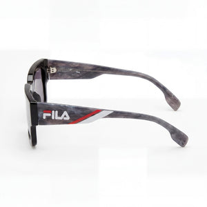 Fila SFI314 Rectangle Sunglasses Men — side view, Smoke lens