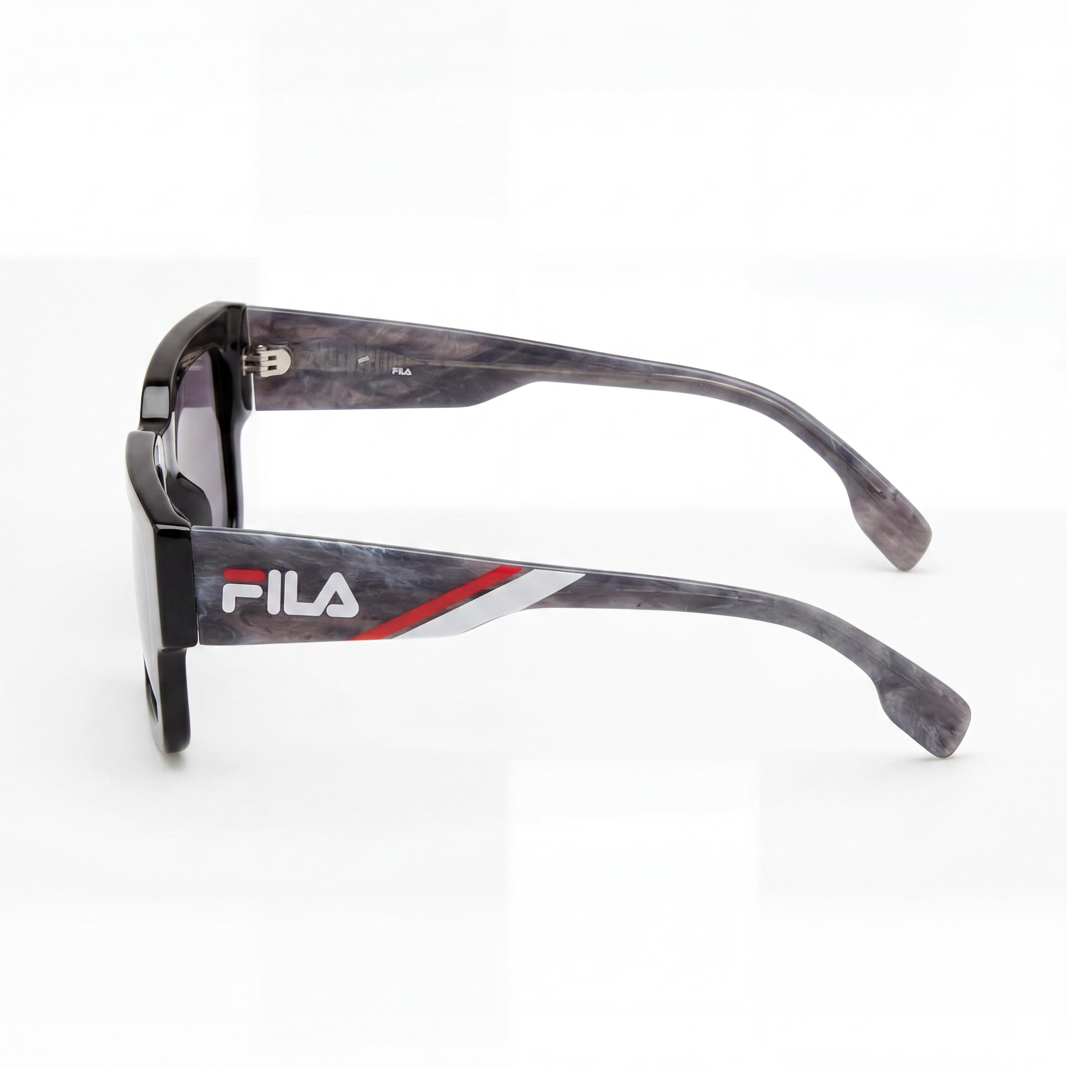 Fila SFI314 Black Rectangle Sunglasses for Men, 51mm, Photo 3