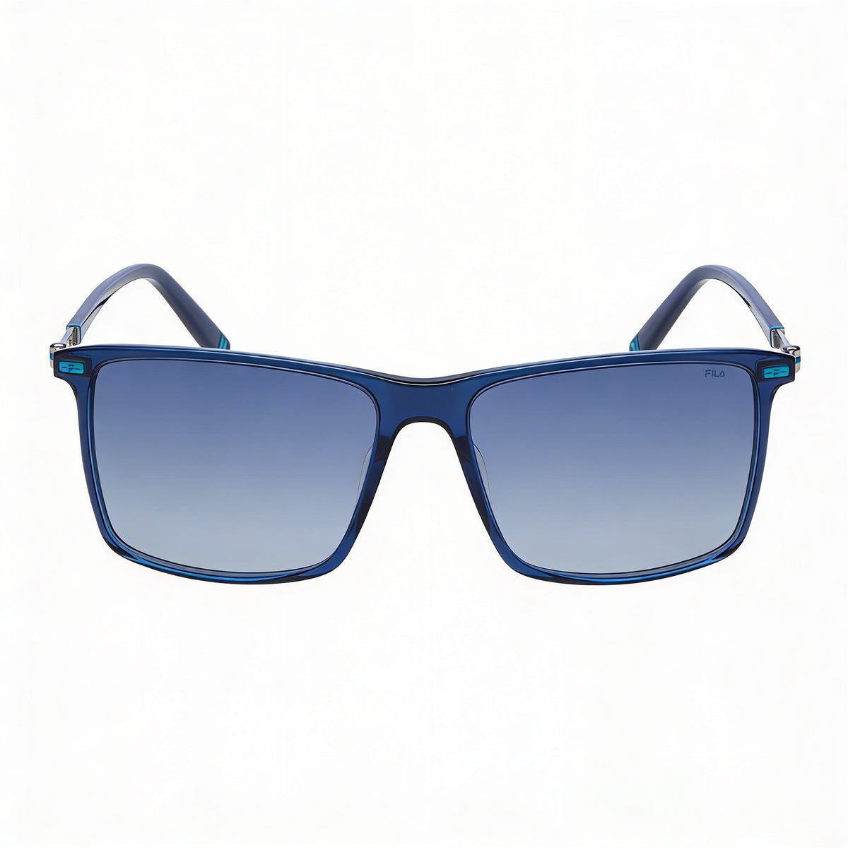 Gafas de sol rectangulares Fila SFI447 azules transparentes para hombre, 57 mm, Photo 3
