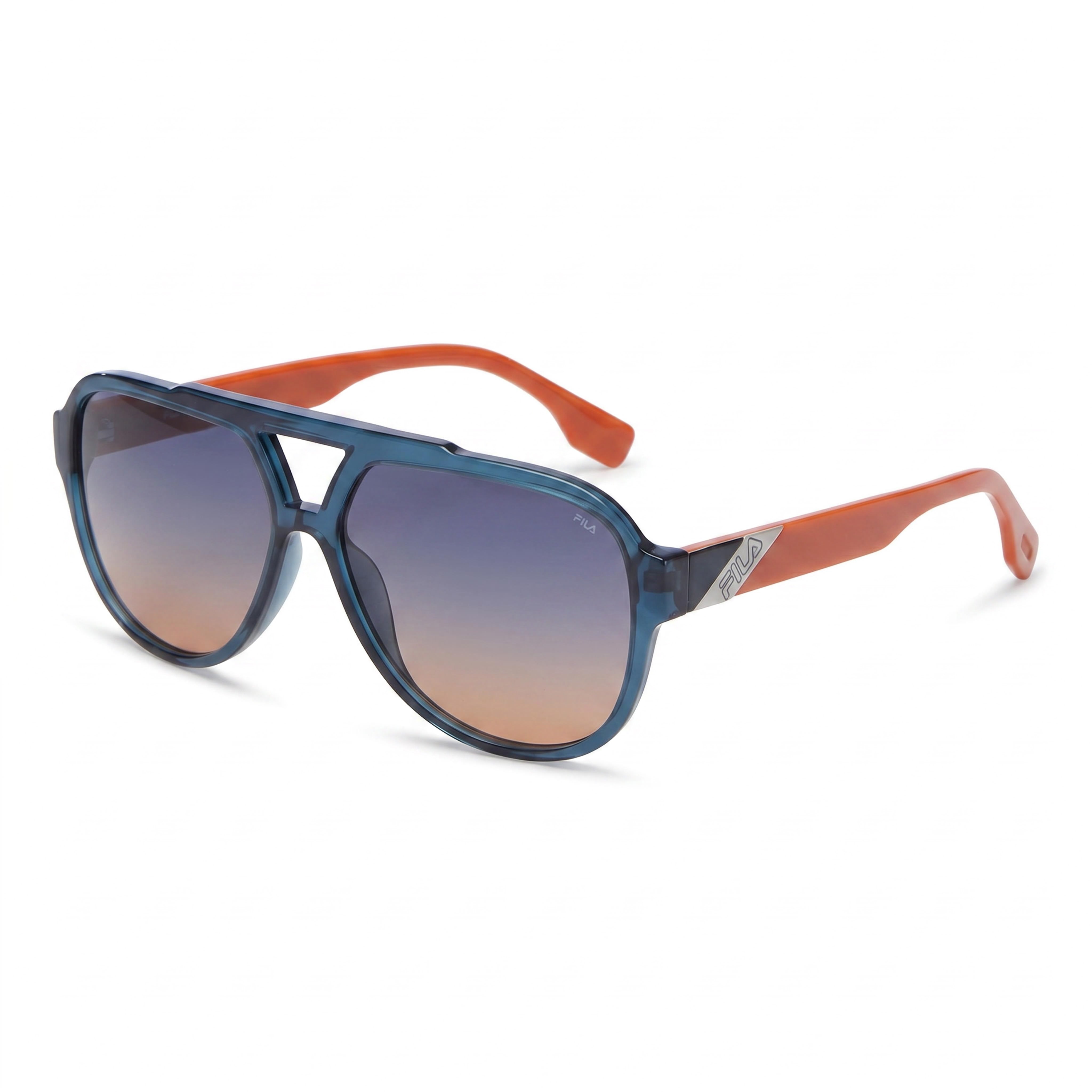 Fila SFI459 Blue Aviator Sunglasses for Men, 59mm, Photo 1