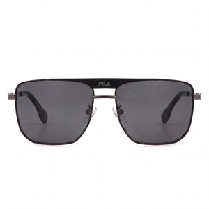 Fila SFI728 Rectangle Sunglasses for Men — front view, Metal frame