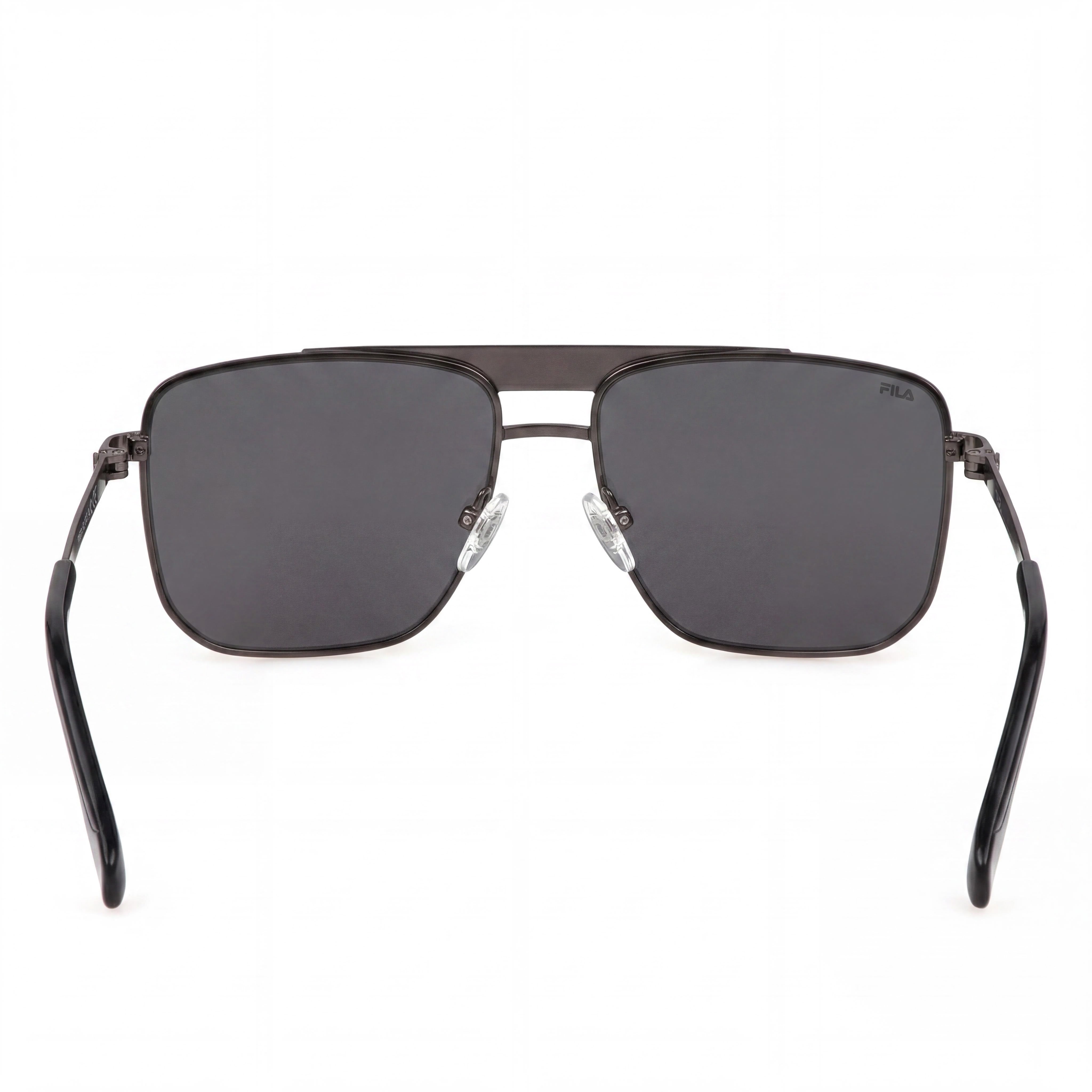 Fila SFI728 Black Rectangle Sunglasses for Men, 57mm, Photo 4