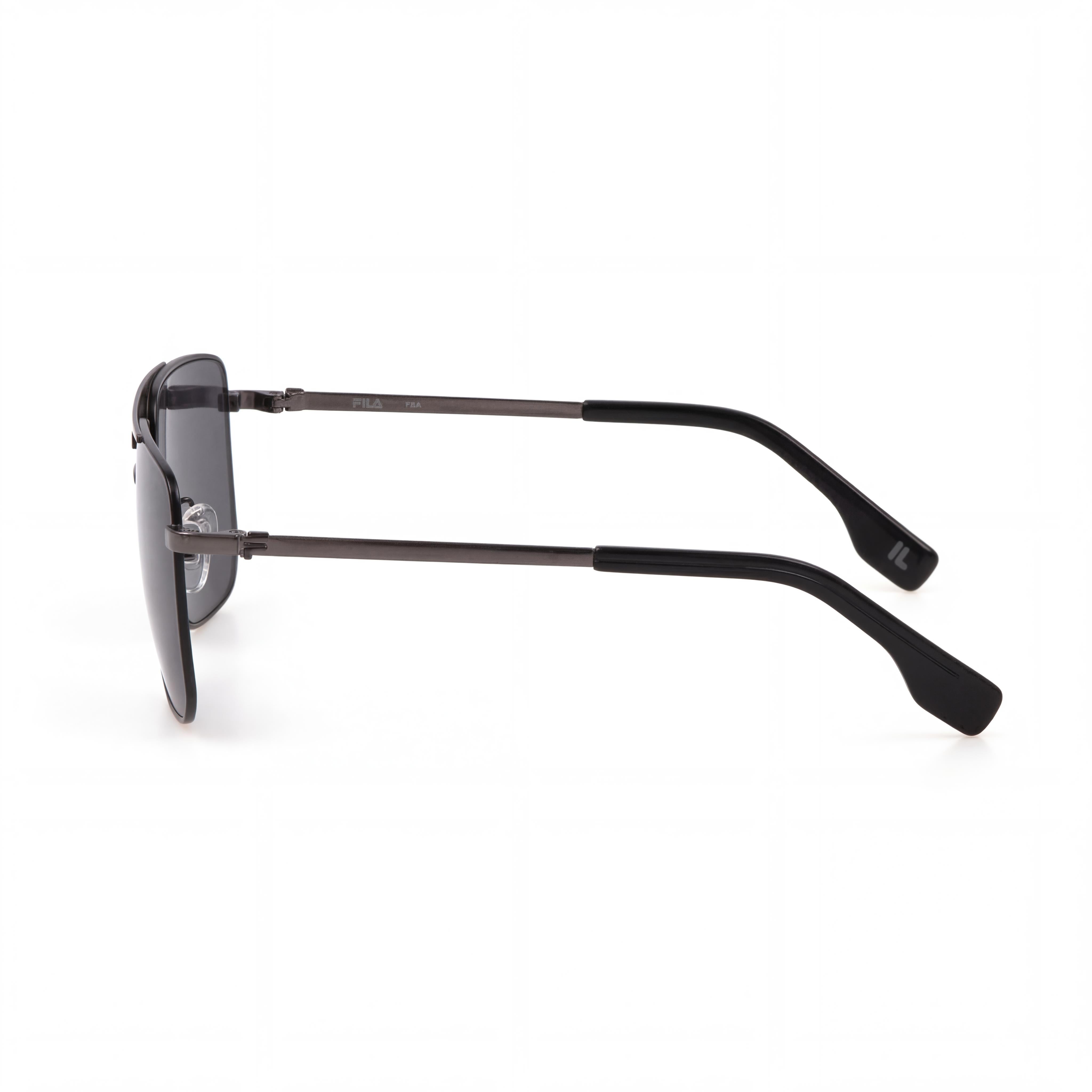 Fila SFI728 Black Rectangle Sunglasses for Men, 57mm, Photo 3