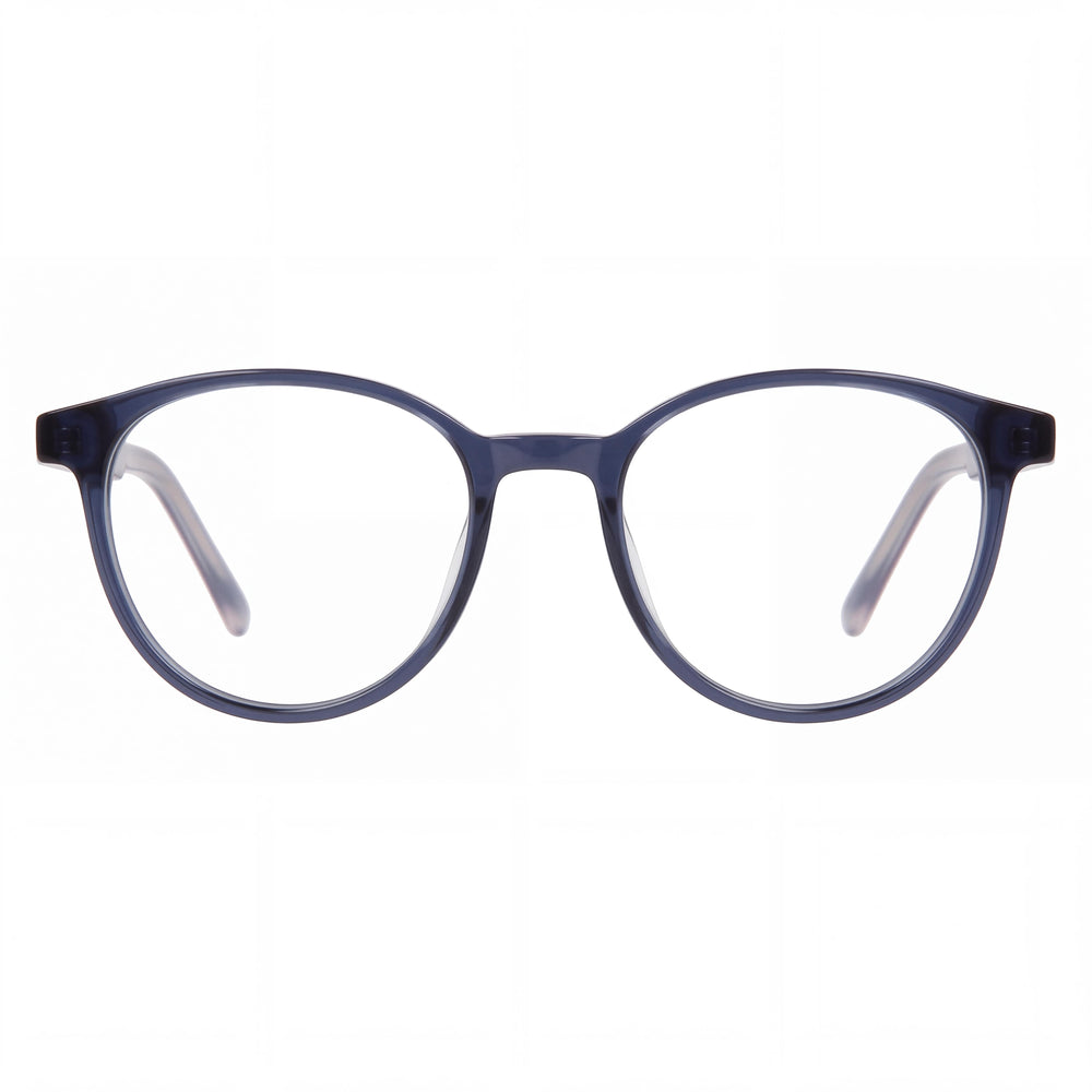 Fila VF9322 Round Sunglasses for Men — front view, Stainless Steel frame