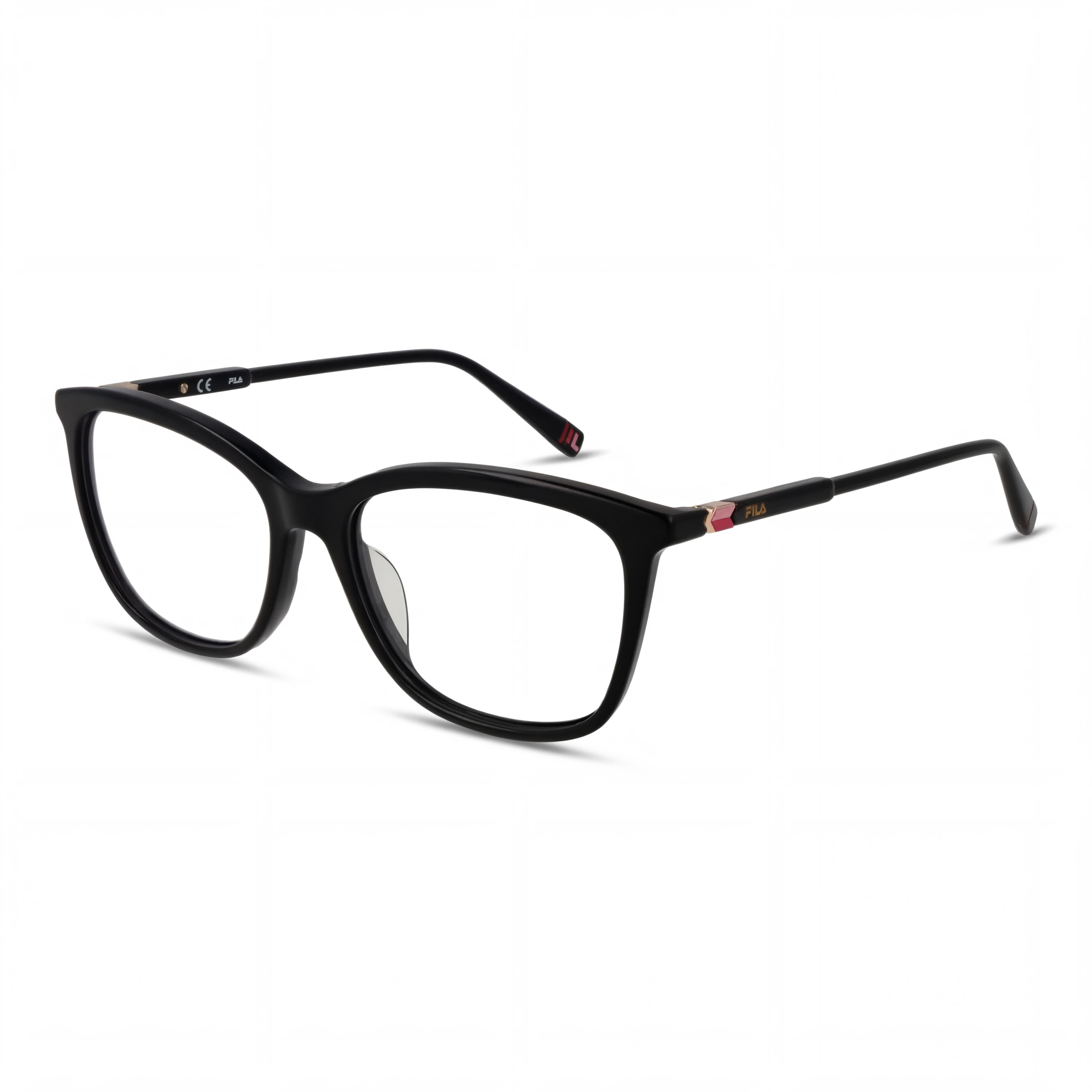 Gafas Fila VF9402 negras rectangulares para mujer, 54 mm, Photo 1