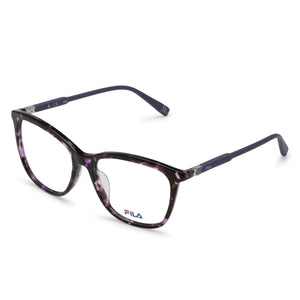 Fila VF9402 Havana Rectangle Eyeglasses for Men, Plastic frame