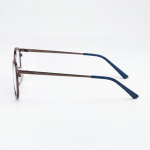 Fila Vf9971 Round Eyeglasses for Men — front view, Metal