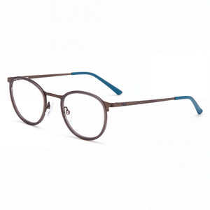 Fila Vf9971 08ft Round Eyeglasses for Men, Metal frame