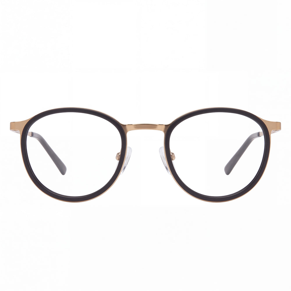 Fila Vf9971 Round Eyeglasses for Men — front view, Metal/Plastic