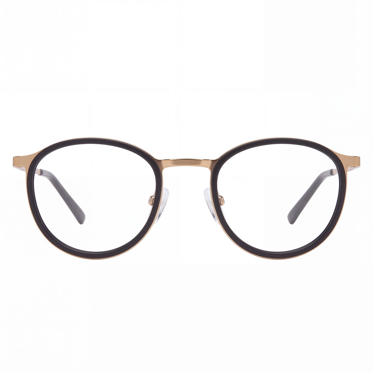 Fila Vf9971 Black Round Eyeglasses for Men, Metal/Plastic, Photo 2