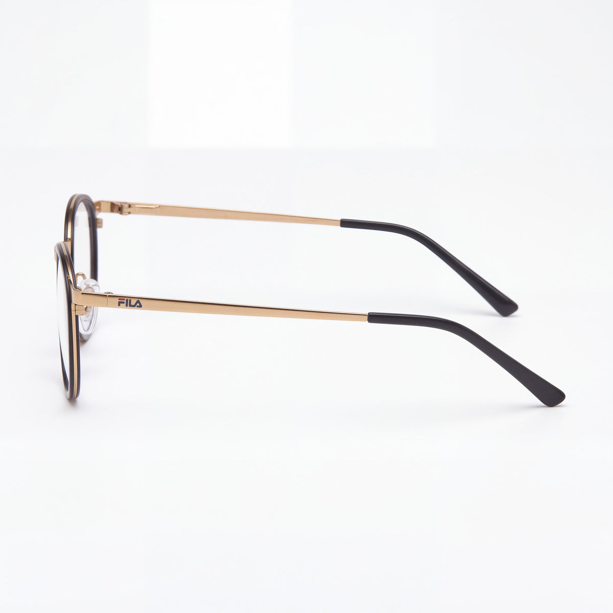 Fila Vf9971 Black Round Eyeglasses for Men, Metal/Plastic, Photo 3
