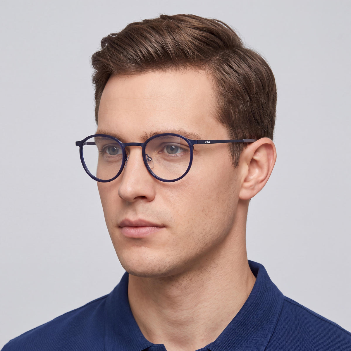 Gafas Fila Vf9971 para hombre con montura de metal ligera y lentes de policarbonato polarizadas, ancho de lente de 49 mm, puente de 22 mm, Photo 4
