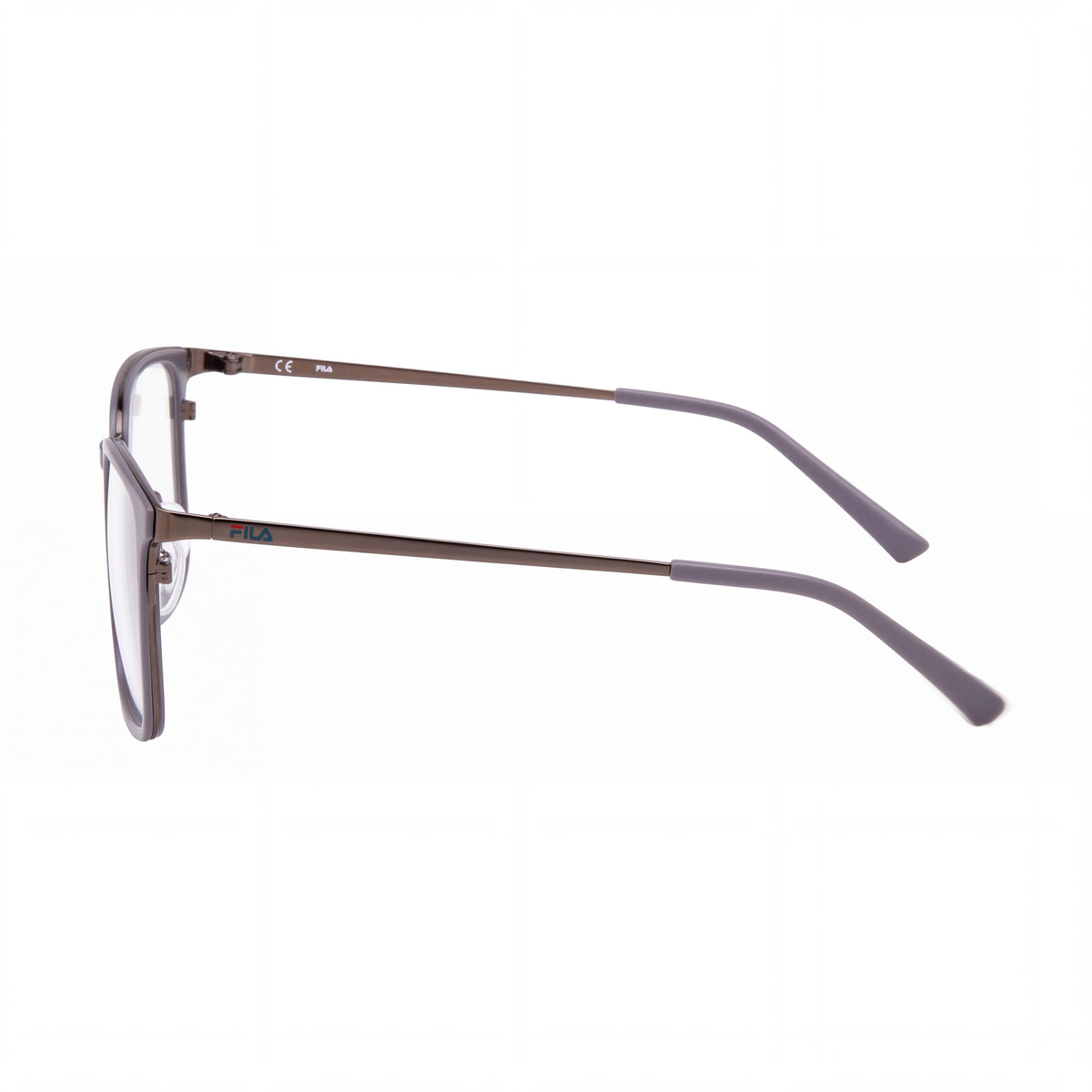 Fila Vf9972 Brown Grey Rectangle Eyeglasses Unisex, 53mm, Photo 2