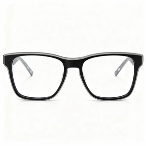 Fila VFI115 Square Eyeglasses Unisex — front view, Acetate