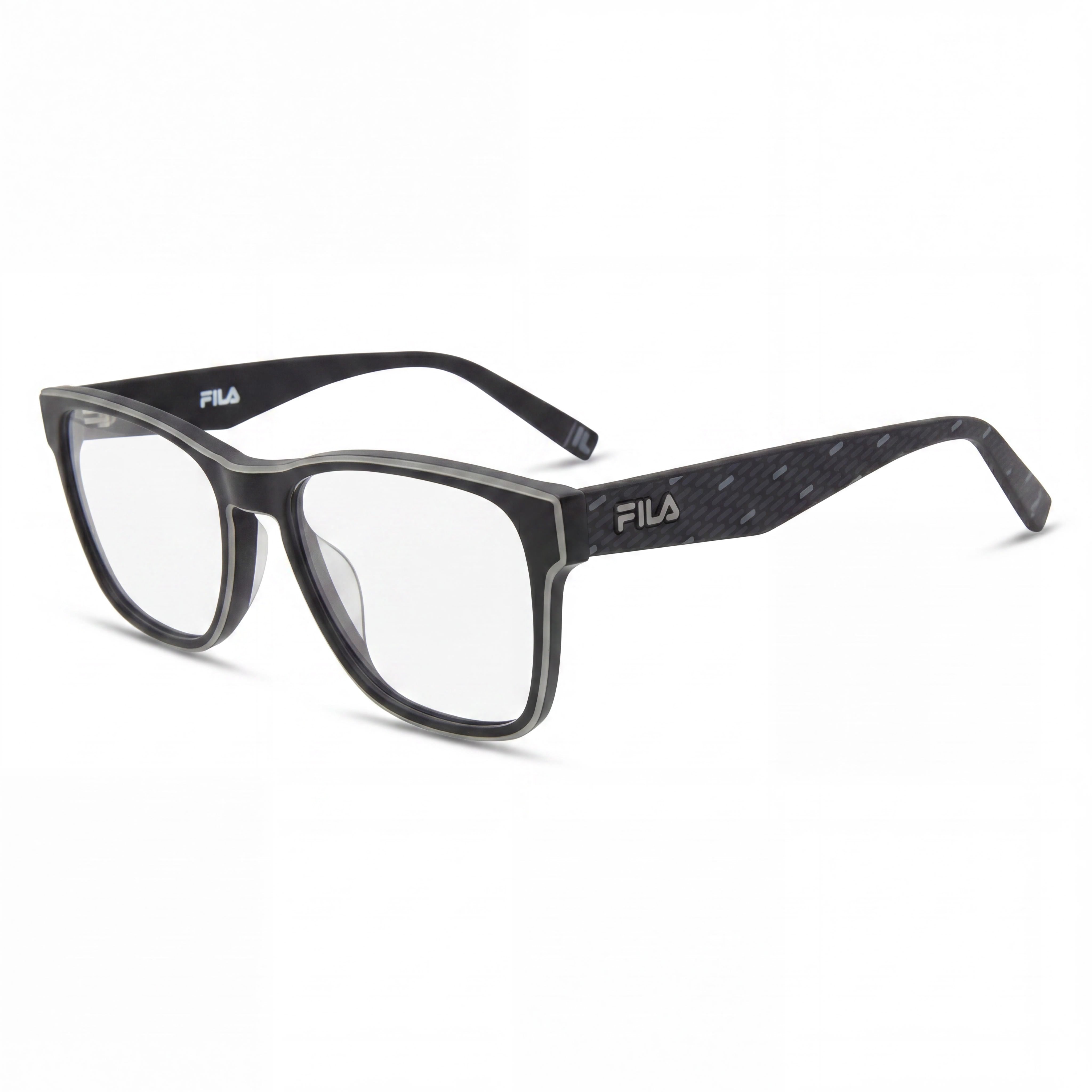 Gafas Unisex Fila VFI115 Cuadradas Negras, Acetato 54mm, Photo 1