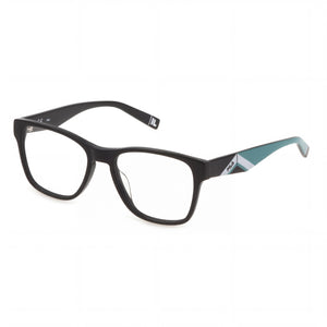 Fila VFI115V Black Square Eyeglasses for Women, Acetate frame