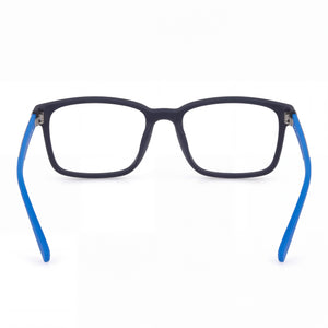Fila VFI121 Rectangle Eyeglasses for Men — interior view, Plastic frame detail