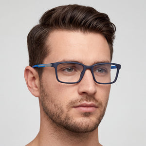Fila VFI121 Blue Eyeglasses Men — lifestyle wear, office and reading
