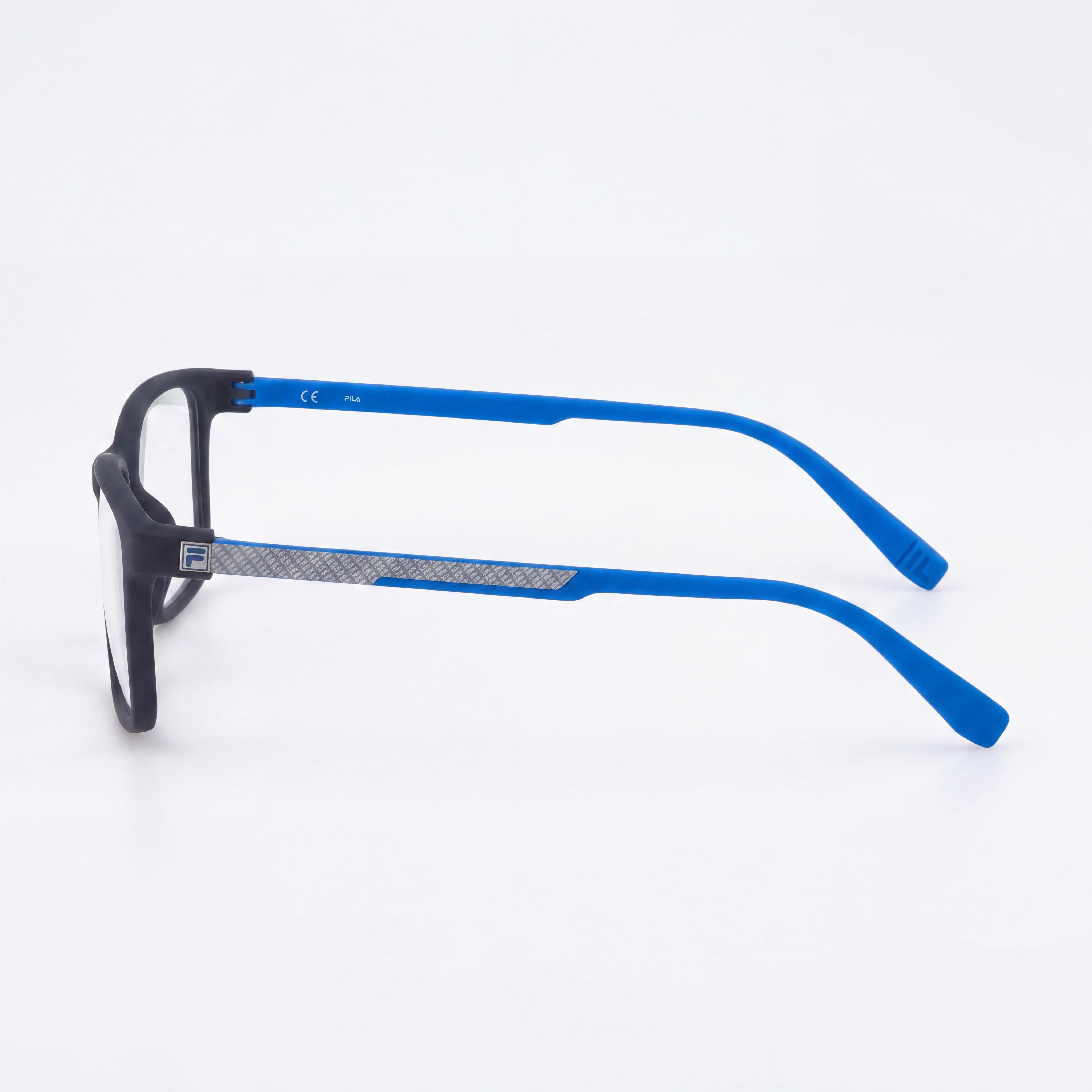 Fila VFI121 Blue Rectangle Eyeglasses for Men, Plastic 53mm, Photo 3